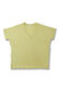 Oversized V-neck cotton and linen T-shirt , Slowear Zanone | Slowear