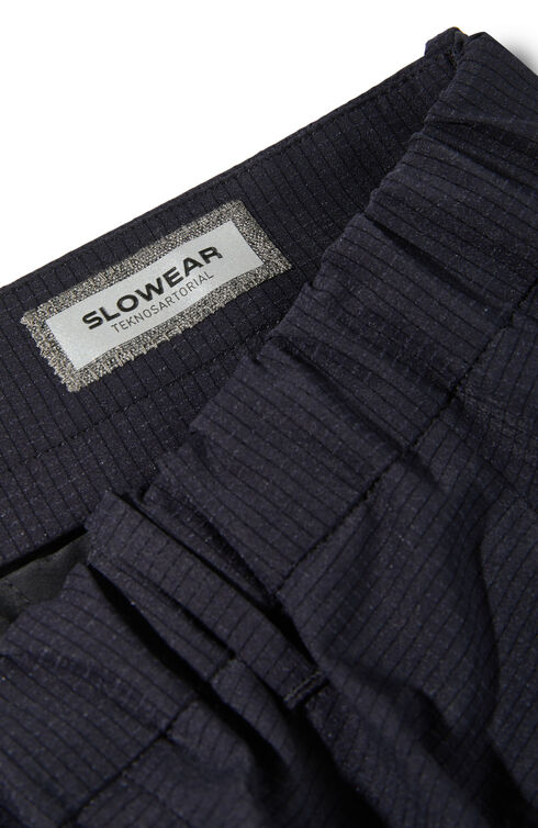 Slim-fit Tech Mesh fabric trousers with elastic waist and leg bottom , Slowear Teknosartorial | Slowear