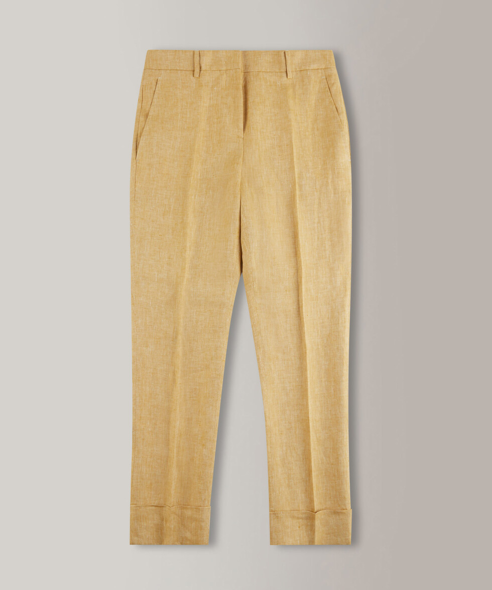 Pantalone regular fit in lino , Incotex | Slowear