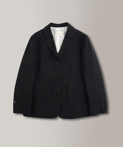 Regular fit short jacket in cady , Montedoro | Slowear