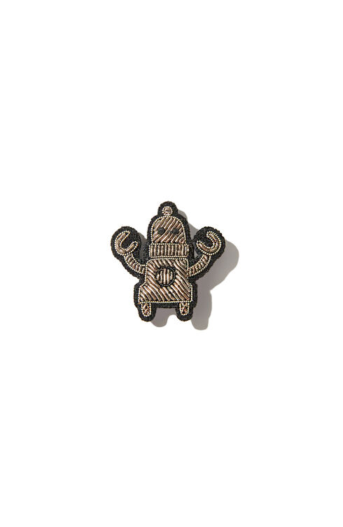 Robot embroidered brooch , Macon&Lesquoy | Slowear