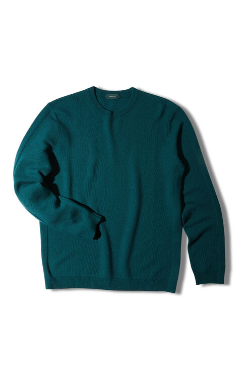 Regular fit merino wool crewneck sweater , Zanone | Slowear