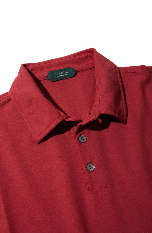 Short-sleeve slim-fit Ice Cotton polo shirt , ZANONE Icecotton | Slowear