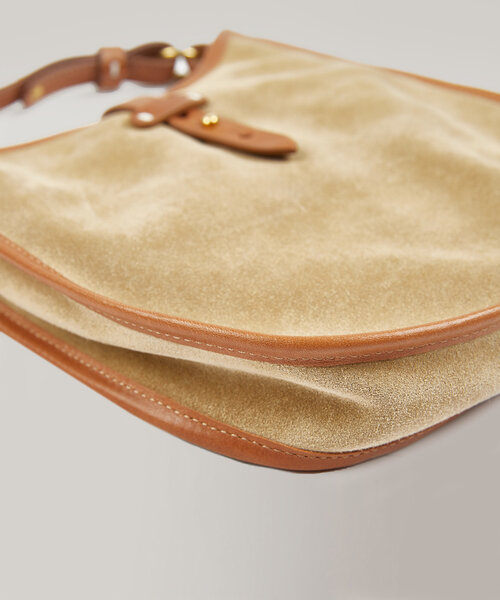 Suede leather shoulder bag , Massimo Palomba | Slowear