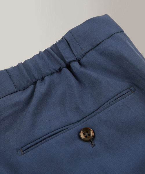 Pantalone tapered fit in lana tropical certificata , Incotex | Slowear