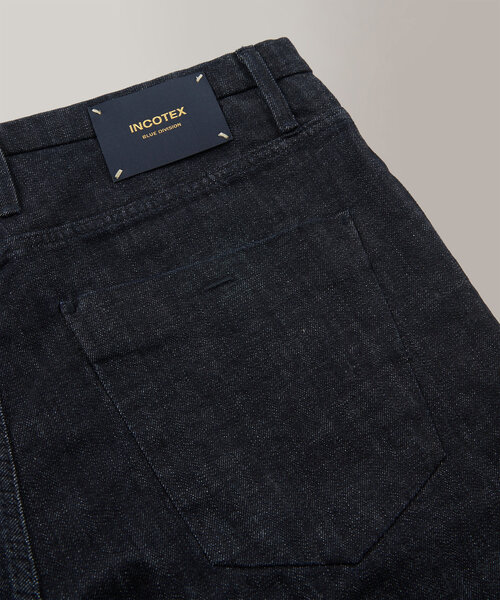 Pantalon couture slim fit en denim stretch , Incotex Blue Division | Commerce Cloud Storefront Reference Architecture