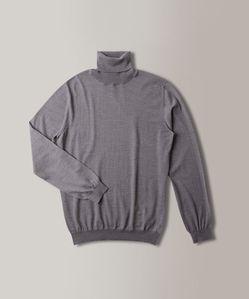 Certified Flexwool slim fit turtleneck sweater , Zanone | Slowear