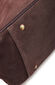Suede square bag with dark brown leather details , Officina Slowear | Slowear