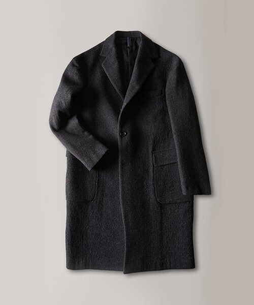 Comfort fit wool blend coat , Montedoro | Slowear