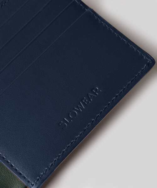 Hammered leather wallet , Slowear | Slowear