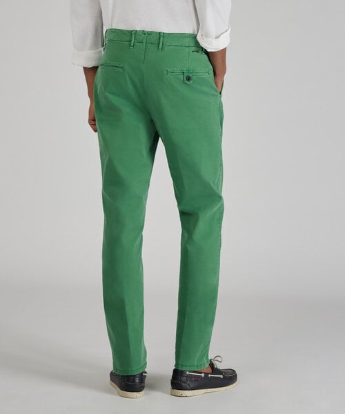 Pantalone slim fit in gabardina stretch certificata , Incotex | Slowear
