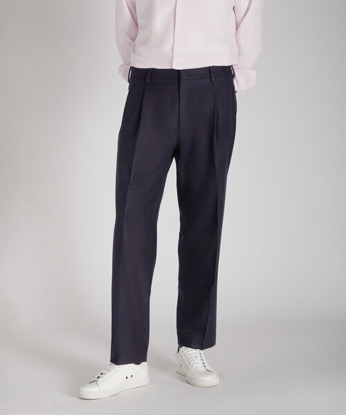 Seamless fit flannel trousers , Incotex | Slowear