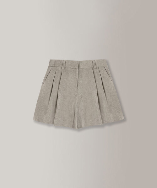 Wide fit linen shorts , Incotex | Slowear