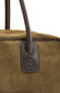 Suede square bag with dark green leather details , Officina Slowear | Slowear
