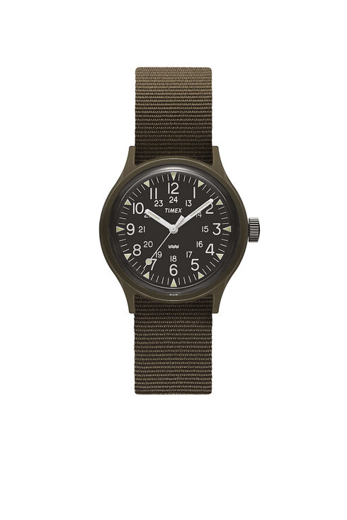 MK1  36mm Military inspired Grosgrain Strap Watch , Timex | Slowear