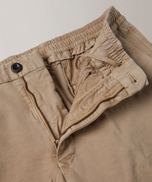 Pantalone slim fit in satin di cotone certificato , Incotex | Slowear
