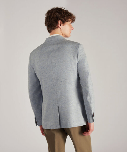 Regular-fit jacket in cotton and linen , Montedoro | Slowear