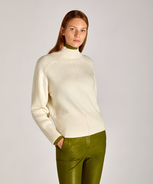 Certified wool and cashmere regular-fit turtleneck sweater , Slowear Zanone | Slowear
