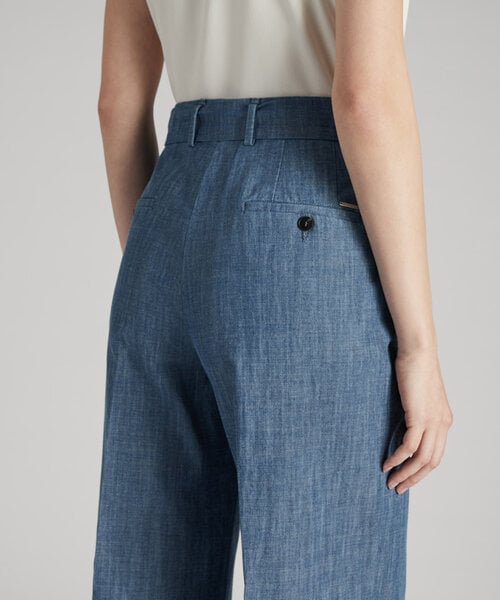 Wide fit trousers in lightweight denim , Incotex | Slowear