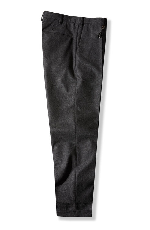 Pantalone slim fit in flanella cardata , Incotex - Venezia 1951 | Slowear