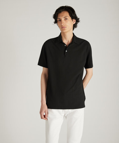 Slim-fit organic IceCotton polo shirt , Zanone | Slowear
