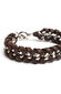 Chain + Braided Leather Bracelet , Officina Slowear | Slowear