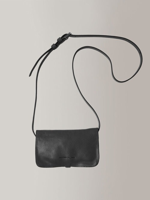 Calfskin bag with shoulder strap , Massimo Palomba | Slowear