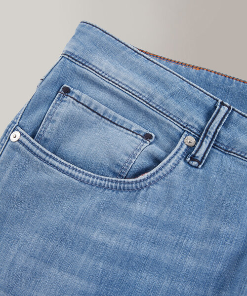 Slim-Fit-Hose mit fünf Taschen aus Stretch-Denim , Incotex Blue Division | Slowear