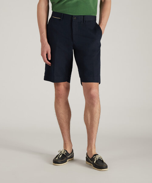Regular fit bermuda shorts in certified cotton and linen , Incotex | Slowear