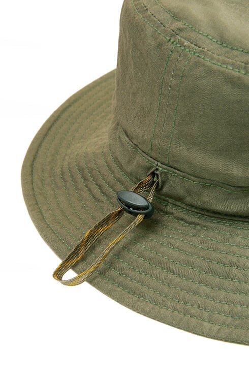 Bucket hat in green ripstop , Cableami | Slowear