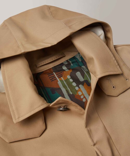 Carcoat Regular Fit aus zertifizierter technischer Baumwolle , Montedoro | Slowear