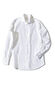 Slim fit herringbone cotton shirt with French collar , Glanshirt | Slowear