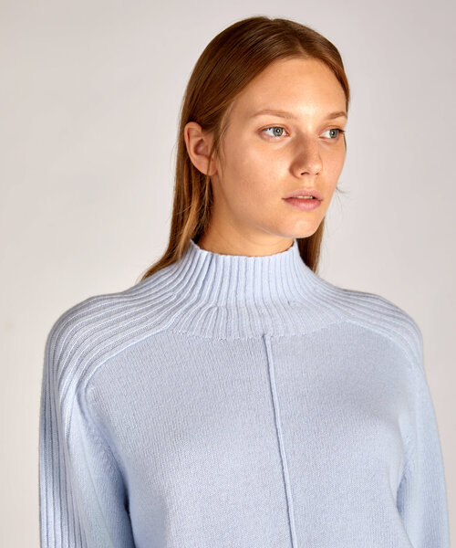 Certified wool and cashmere regular-fit turtleneck sweater , Slowear Zanone | Slowear