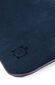 Suede document holder with dark blue leather details , Officina Slowear | Slowear