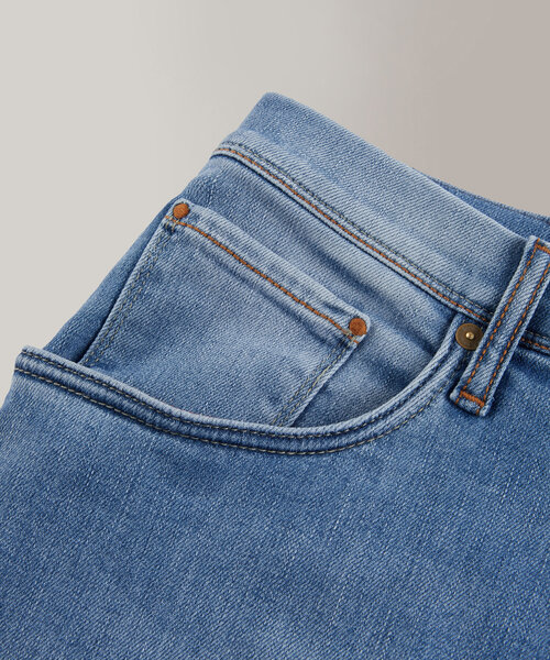Pantalon à cinq poches tapered fit en denim stretch , Incotex Blue Division | Commerce Cloud Storefront Reference Architecture