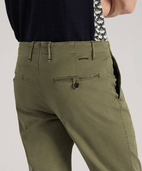 Slim-fit certified stretch gabardine trousers , Incotex | Slowear
