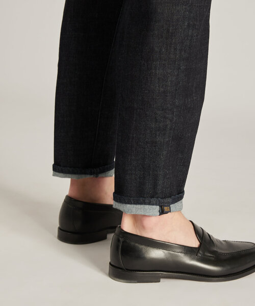 Pantalone sartoriale slim fit in denim stretch , Incotex Blue Division | Slowear