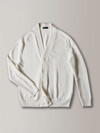 Regular fit cardigan in certified cotton and linen , Zanone | Slowear