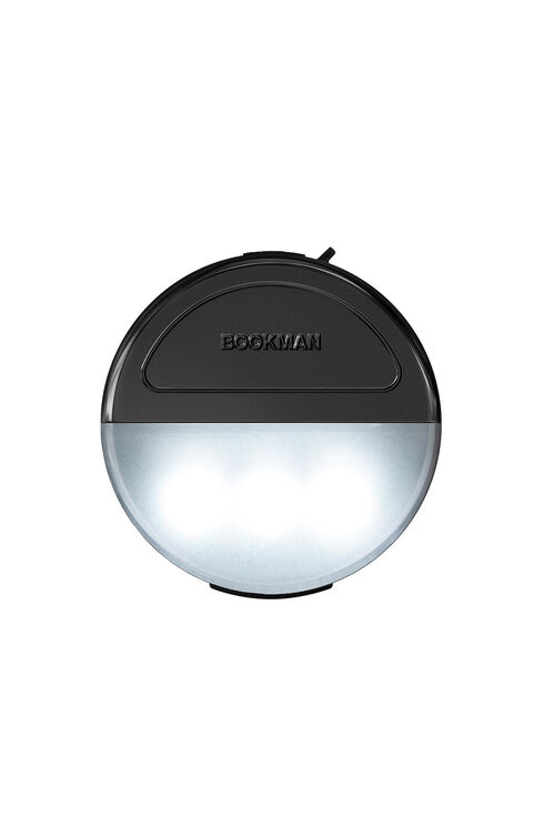 Black rechargeable wearable clip light , Bookman | Slowear