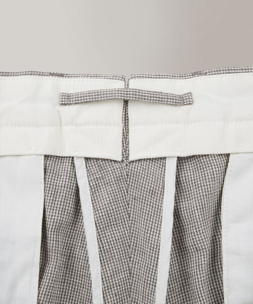 Pantalon tapered fit en viscose, lin et coton , Incotex | Commerce Cloud Storefront Reference Architecture