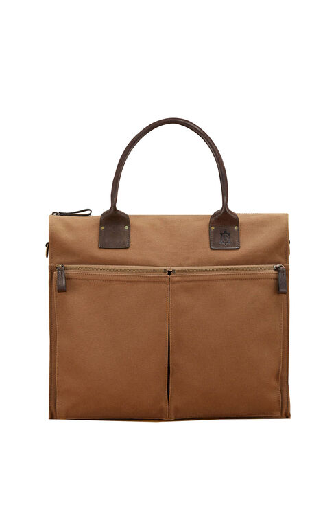 Business bag in cotton and leather , Officina Slowear | Slowear