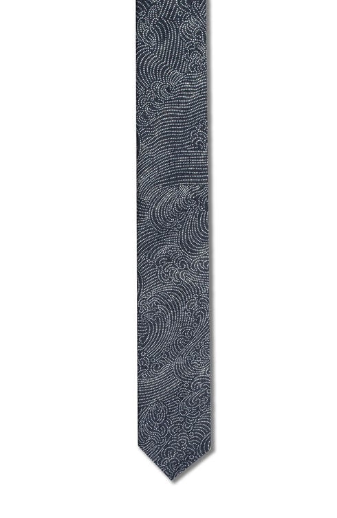 Krawatte aus Baumwolle mit japanischem Aufdruck , Officina Slowear | Slowear