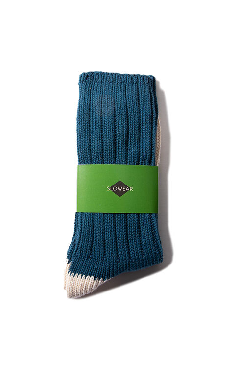 Short two-colour cotton socks , Slowear | Slowear