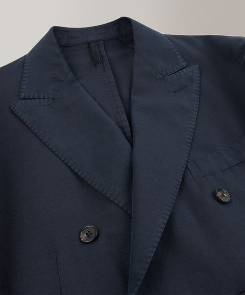 Zweireihige Regular Fit-Jacke aus Chinolino , Montedoro | Slowear