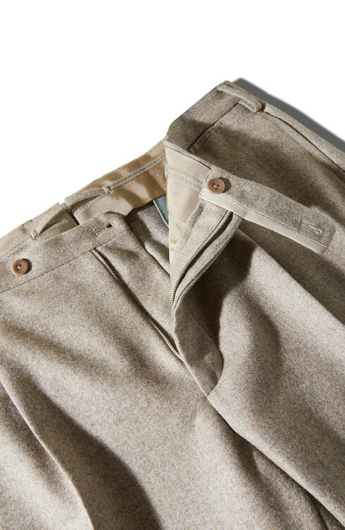 Tapered fit flannel trousers , Incotex - Venezia 1951 | Slowear