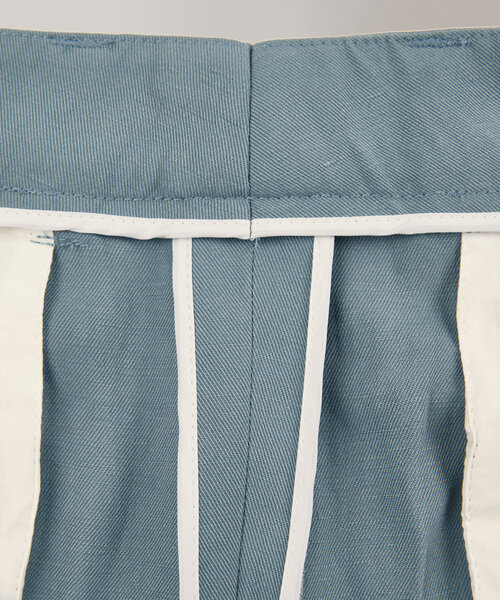 Regular fit trousers in lyocell and linen twill , Incotex | Slowear