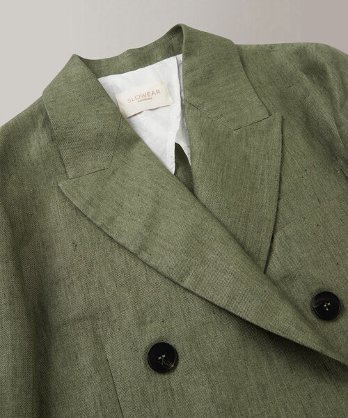 Zweireihige Regular Fit-Jacke aus Wolle , Montedoro | Slowear