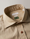 Regular fit overshirt made from certified cotton gabardine , Glanshirt | Slowear