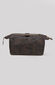 Toiletry bag in military nylon with leather details , Officina Slowear | Slowear