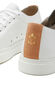 Sneakers aus gewalktem Kalbsleder mit orangefarbenem Detail , Officina Slowear | Slowear